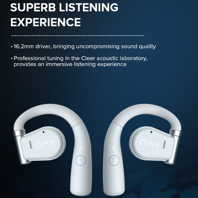 Cleer Call Noise Cancelling Music Gaming Swivel Over-Ear Wireless Bluetooth Earphones(Blue) Eurekaonline