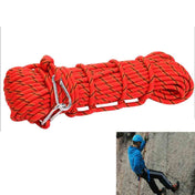 Climbing Auxiliary Rope Static Rope Safety Rescue Rope, Length: 15m Diameter: 10mm(Red) Eurekaonline