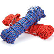 Climbing Auxiliary Rope Static Rope Safety Rescue Rope, Length: 15m Diameter: 10mm(Red) Eurekaonline