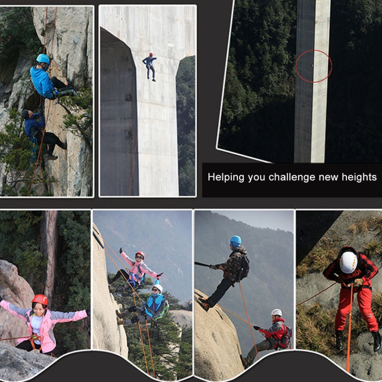 Climbing Harness Safe Seat Belt for Rock High Level Caving Climbing Adjustable Rappelling Equipment Half Body Guard Protect(Orange) Eurekaonline