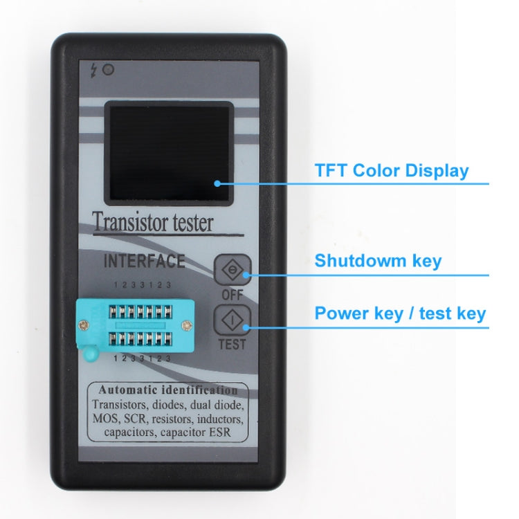 Color Screen Version Graphic Display M328 Transistor Tester Resistance Meter Inductance Meter Capacitance Meter ESR Meter Eurekaonline