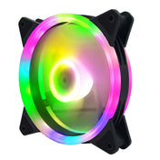 Computer CPU RGB luminous Radiator 3 Fans+Remote Control Eurekaonline