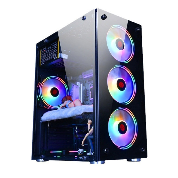 Computer CPU RGB luminous Radiator 8 Fans+Remote Control Eurekaonline