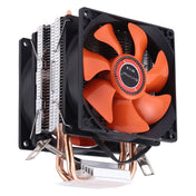 CoolAge AMD CPU Heatsink Hydraulic Bearing Cooling Fan Double Cooling Fan 3 Pin for Intel LGA775 115X AM2 AM3 AM4 FM1 FM2 1366 Eurekaonline