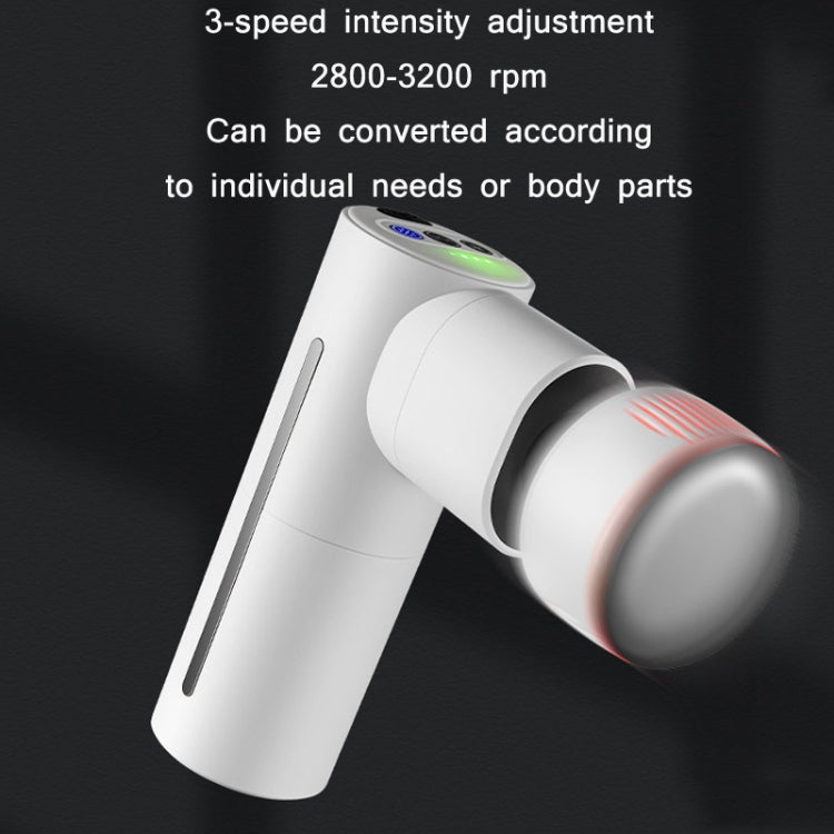 Cooling Hot Compress Fascia Muscle Relaxation Brushless Massager(Grinding White) Eurekaonline