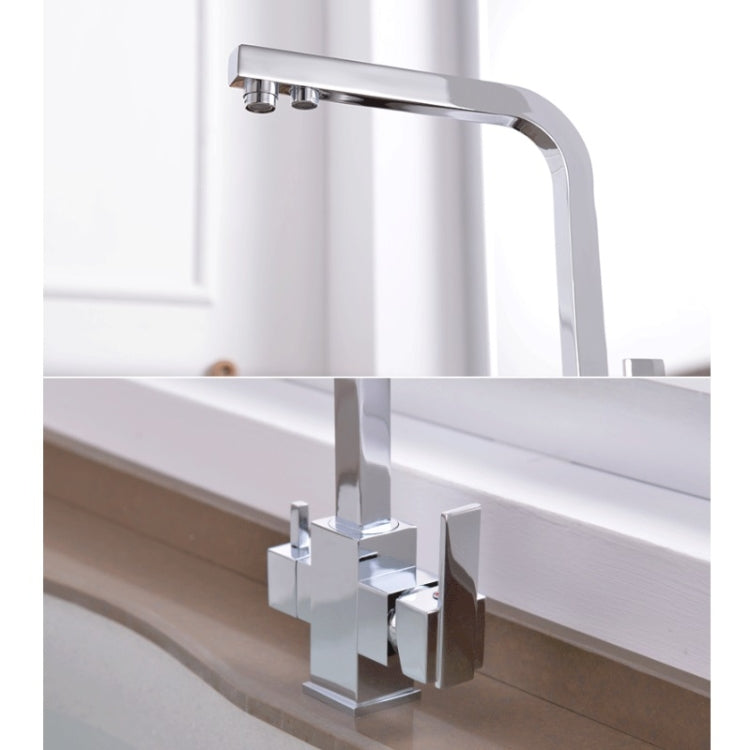 Copper Kitchen Sink Hot&Cold Water Purifier Faucet, Specification: Chrome Eurekaonline