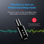 D3 AI Smart High-definition Noise Reduction Voice Recorder, Capacity:128GB(Black) Eurekaonline