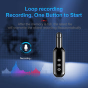 D3 AI Smart High-definition Noise Reduction Voice Recorder, Capacity:128GB(Black) Eurekaonline