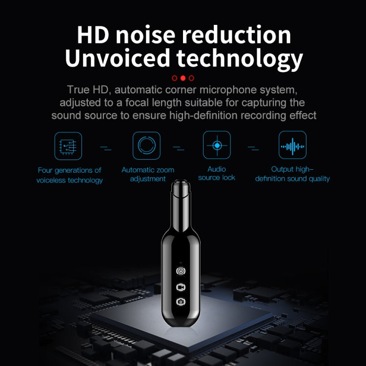 D3 AI Smart High-definition Noise Reduction Voice Recorder, Capacity:16GB(Black) Eurekaonline