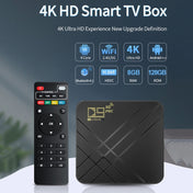 D9 PRO 2.4G/5G WIFI 4K HD Android TV Box, Memory:8GB+128GB(UK Plug) Eurekaonline