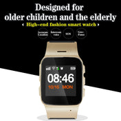 D99+ 1.22 inch HD LCD Screen GPS Smartwatch for the Elder Waterproof, Support GPS + LBS + WiFi Positioning / Two-way Dialing / Voice Monitoring / One-key First-aid / Wrist off Alarm / Safety Fence (Champagne Gold) Eurekaonline