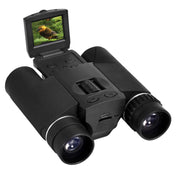 DB618B 10X25 Zoom 10mm Objective Lens HD 1280x960P 1.5 inch LCD Screen Binocular Telescope Digital Camera(Black) Eurekaonline