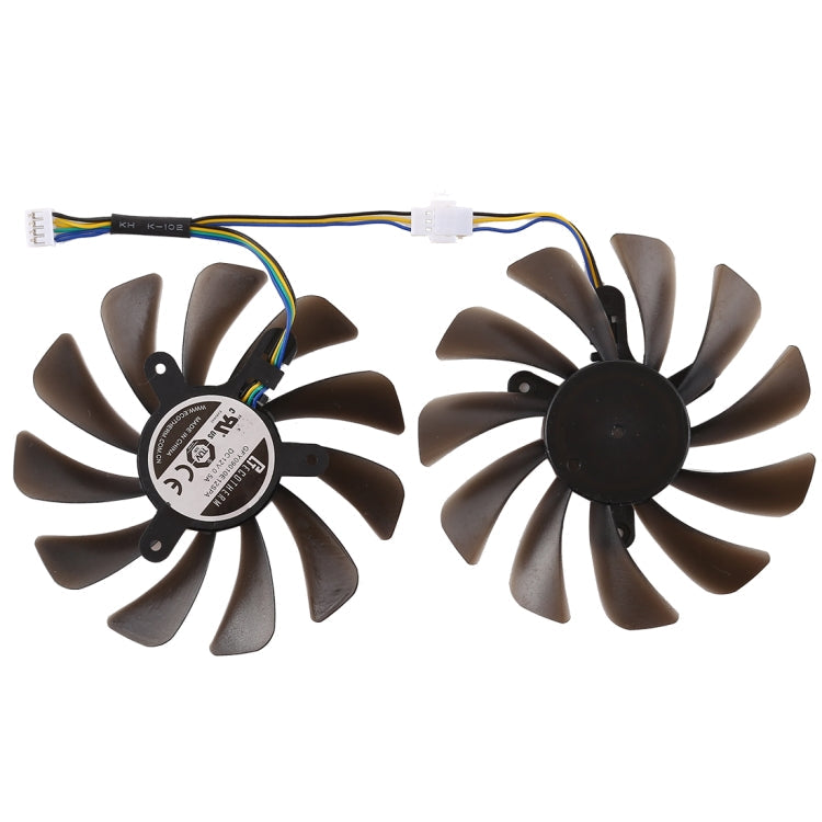 DC 12V 4 Pin VGA Graphics Card Cooling Fan for Zotac Geforce GTX 1080 Ti GTX 1080Ti AMP Edition, Diameter: 95mm, Pairs Eurekaonline