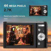DC302 2.88 inch 44MP 16X Zoom 2.7K Full HD Digital Camera Children Card Camera, UK Plug (Black) Eurekaonline