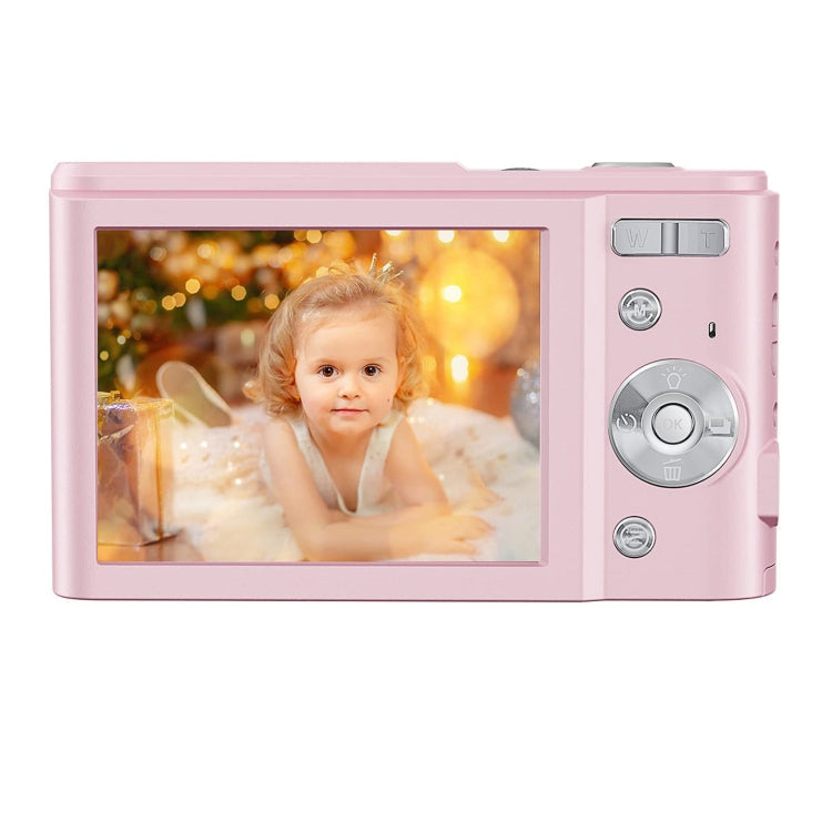 DC311 2.4 inch 36MP 16X Zoom 2.7K Full HD Digital Camera Children Card Camera, UK Plug (Pink) Eurekaonline
