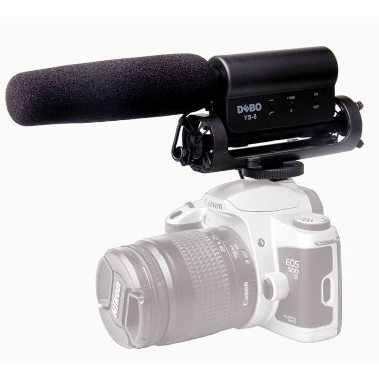 DEBO YS-8 Professional Photography Interview Dedicated Microphone for DSLR & DV Camcorder Eurekaonline