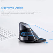 DELUX M618GX Wireless Ergonomic Vertical Mouse 1600DPI Optical Mouse Eurekaonline