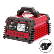 DEMUDA DC200 20A 12V / 24V Car Battery Charger Intelligent Pulse Repair Type Lead-acid Battery, Plug Type:EU Plug(Red) Eurekaonline