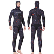 DIVE&SAIL 5mm Split Thick And Keep Warm Long Sleeves Hooded Diving Suit, Size: XXXL(Orange) Eurekaonline