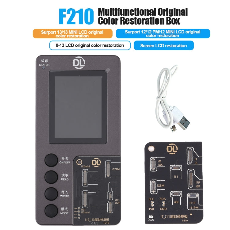 DL F210 Multifunctional Original Color Restoration Box For iPhone 8-13 Eurekaonline