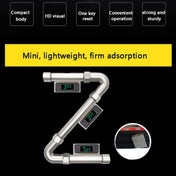 DL1906 Mini Digital Inclinometer Multifunctional Aluminum Alloy Magnetic Digital Display Spirit Level(Silver) Eurekaonline