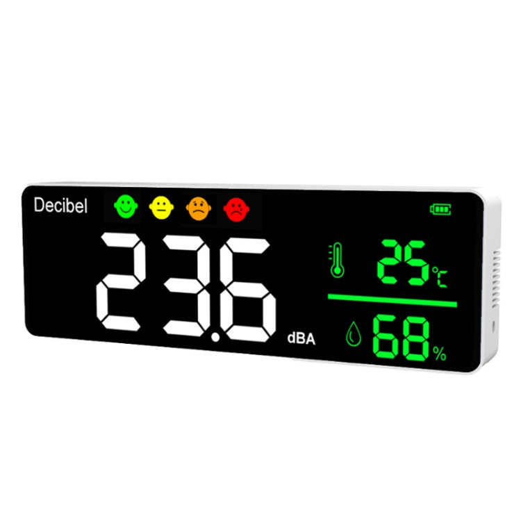 DM1306D Wall-mounted Decibel Meter Temperature & Humidity Detector Eurekaonline