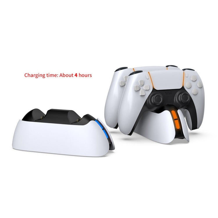 DOBE TP5-05103 Contact-Type Gamepad Charging Base With Indicator Light For PS5(White) Eurekaonline