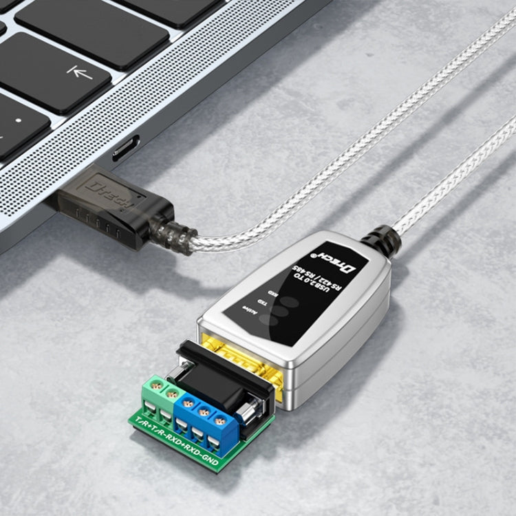 DTECH DT-5019 USB To RS485/422 Industrial Converter Serial Line Communication Adapter(1.2m) Eurekaonline