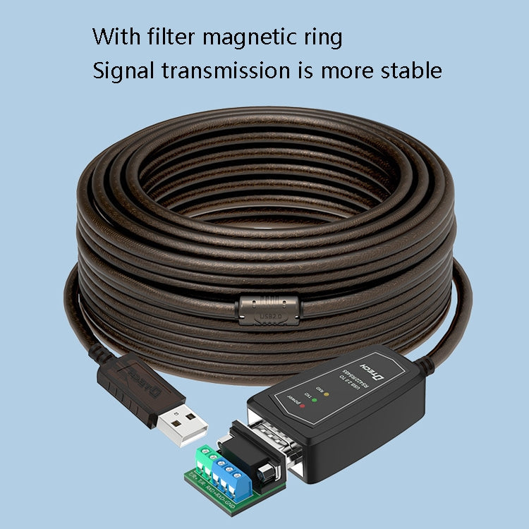 DTECH DT-5019 USB to RS485 / RS422 Conversion Cable, FT232 Chip, Length: 1.5m Eurekaonline