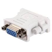 DVI 24+1 Pin Male to VGA 15Pin Female Adapter(White) Eurekaonline