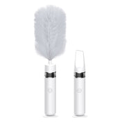 DY701  3 In 1 Electric Feather Duster Handheld Telescopic Dust Clean Brush(White) Eurekaonline