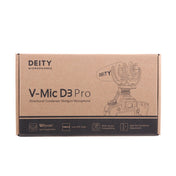 Deity V-Mic D3 Pro Directional Condenser Shotgun Microphone with Shock Mount (Black) Eurekaonline