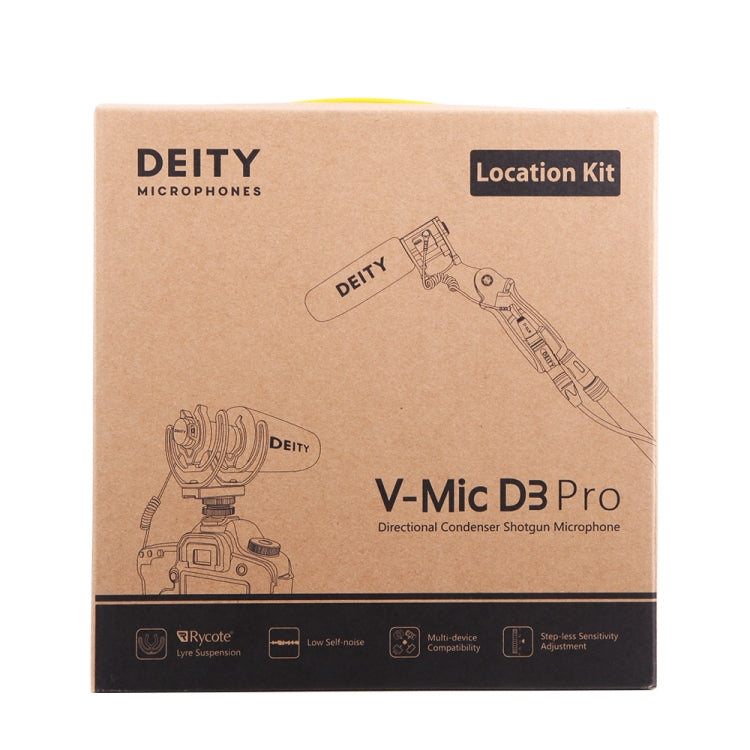 Deity V-Mic D3 Pro Kit Directional Condenser Shotgun Microphone with Shock Mount with Handle (Black) Eurekaonline