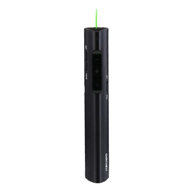 Deli 2.4G Flip Pen Business Presentation Remote Control Pen, Model: 2801G Black (Green Light) Eurekaonline