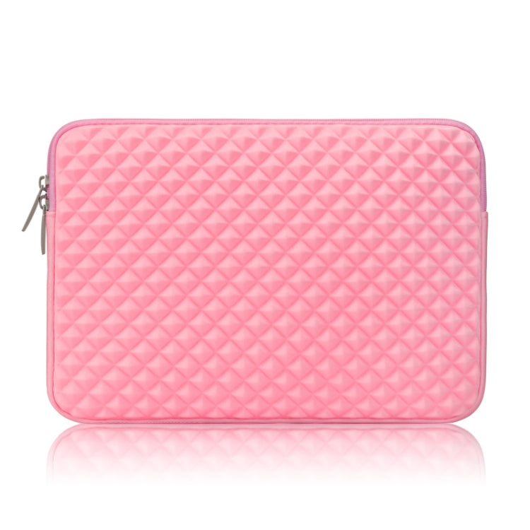 Diamond Texture Laptop Liner Bag, Size: 13.3 inch (Pink) Eurekaonline