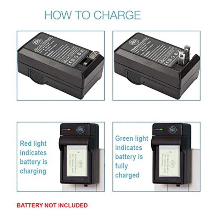 Digital Camera Battery Charger for Panasonic 003E/ S003/ VBA0(Black) Eurekaonline