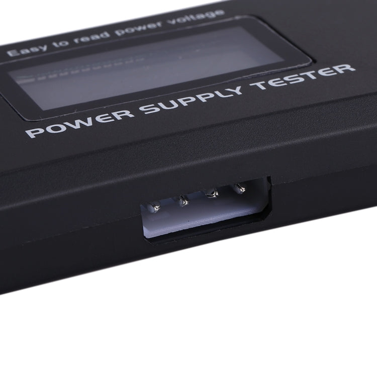 Digital LCD Display PC Computer 20/24 Pin Power Supply Tester Checker Power Measuring Diagnostic Tester Tool(Black) Eurekaonline