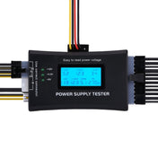 Digital LCD Display PC Computer 20/24 Pin Power Supply Tester Checker Power Measuring Diagnostic Tester Tool(Black) Eurekaonline