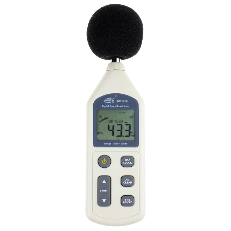 Digital Sound Level Meter with USB Port(Range: 30dB~130dB)(Beige) Eurekaonline