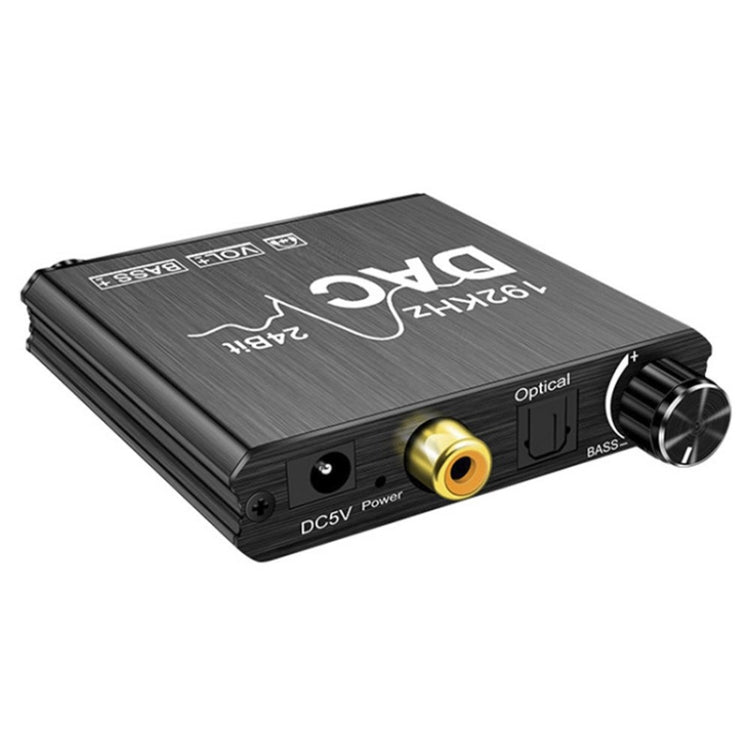 Digital To Analog Audio Converter Stereo Extractor DAC Amplifier Optical SPDIF 192Khz 24Bit Eurekaonline