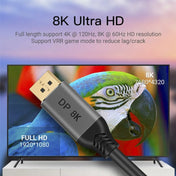 DisplayPort 1.4 8K HDR 60Hz 32.4Gbps DisplayPort Cable for Video / PC / Laptop / TV, Cable Length: 1m Eurekaonline