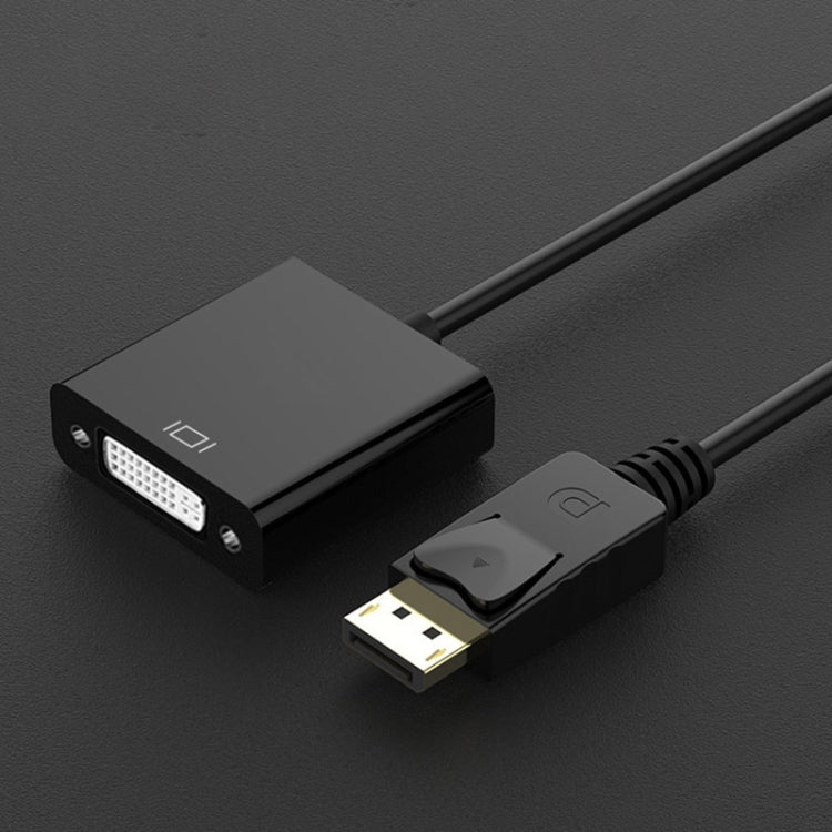 DisplayPort Male to DVI 24+5 Female Adapter, Cable Length: 12cm(Black) Eurekaonline