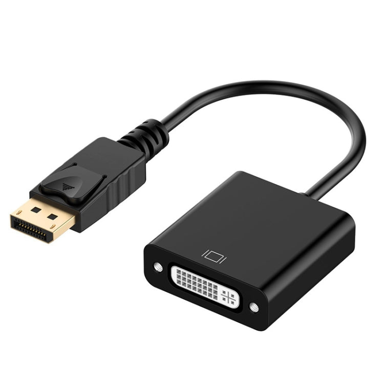 DisplayPort Male to DVI 24+5 Female Adapter, Cable Length: 12cm(Black) Eurekaonline