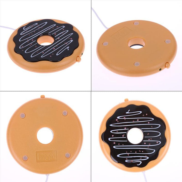 Donut Design USB Power Cable Desktop Mug Cup Warmer Tea Coffee Drinks Heating Mat Pad Eurekaonline