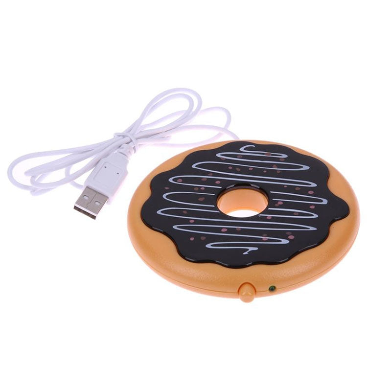 Donut Design USB Power Cable Desktop Mug Cup Warmer Tea Coffee Drinks  Heating Mat Pad - Eurekaonline