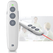 Doosl DSIT007 2.4GHz Rechargeable Powerpoint Presentation Wireless Cliker Remote Control Pen, Control Distance: 100m(White) Eurekaonline