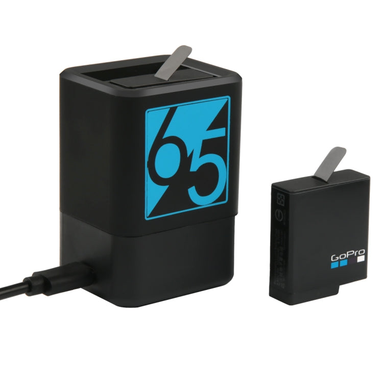 Dual Batteries Charger with USB-C / Type-C Cable for GoPro HERO6 /5 Eurekaonline