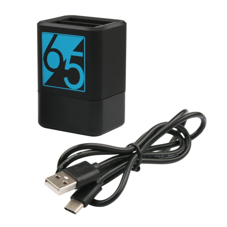 Dual Batteries Charger with USB-C / Type-C Cable for GoPro HERO6 /5 Eurekaonline