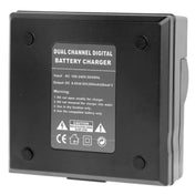 Dual Channel Digital Battery Charger for Sony F550 / F730 / F750 / F960 / F960H, EU Plug(Black) Eurekaonline
