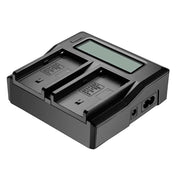 Dual Channel LCD Display Digital Battery Charger with USB Port for Sony BP-U30 / U60 / U90 Battery, Compatible with Sony EX260 / EX280 / FS7 Eurekaonline